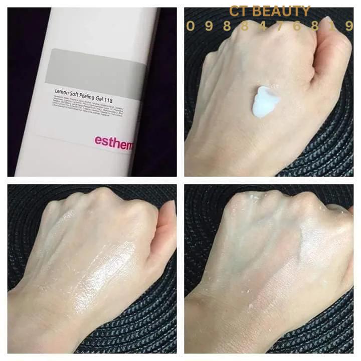 Gel tẩy da chết Lemon Soft Peeling Gel 118 Esthepro 1000ml