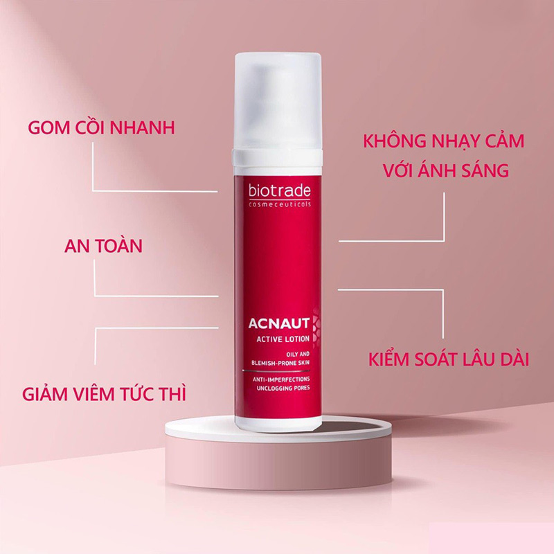 Dung Dịch Chấm Mụn Hoạt Tính Biotrade Acnaut Active Lotion