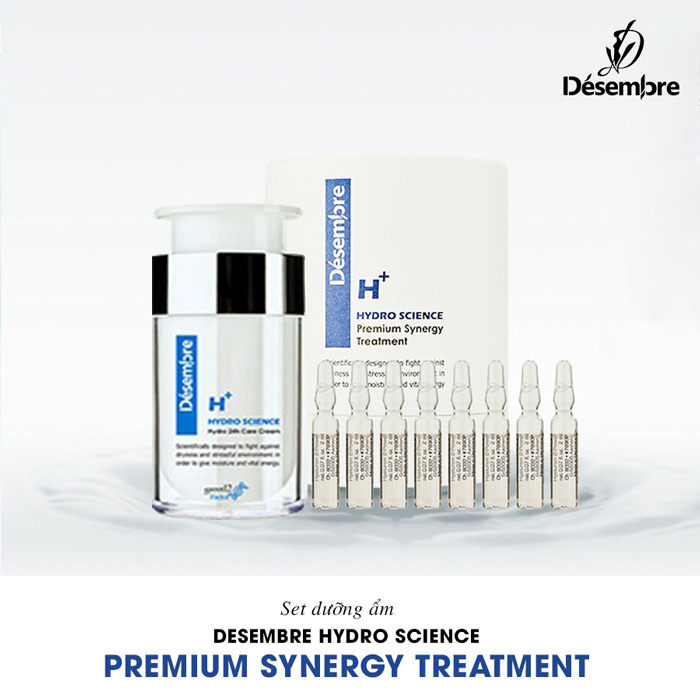 Bộ Dưỡng Cấp Ẩm Desembre Hydro Science Premium Synergy Treatment