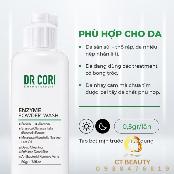 ột Rửa Mặt Dr Cori Enzyme Powder Wash