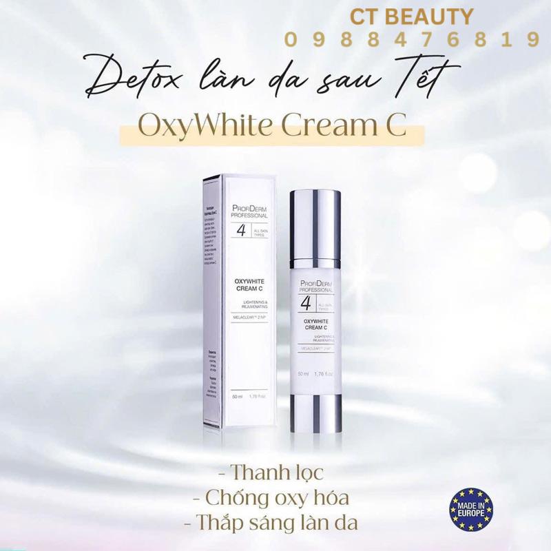 Oxy White Cream C 50ml – Kem Trắng Da Oxy Tươi & Vitamin C