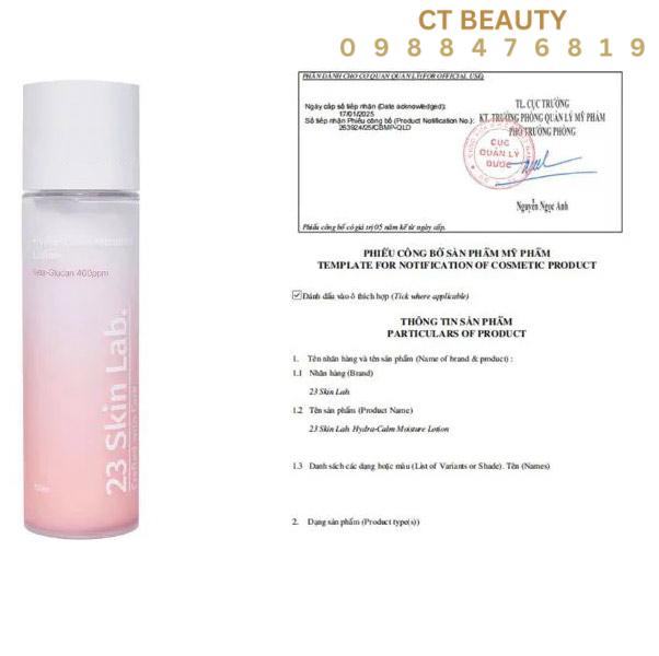 Lotion dưỡng ẩm 150ml Skinlab 23